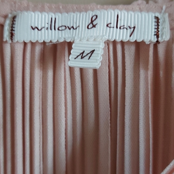 Will & Clay pleated twistfront short sleeve blouse - Picture 4 of 5